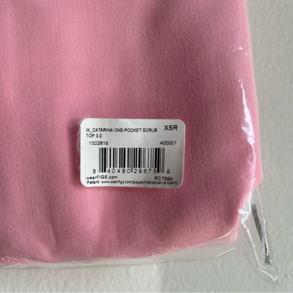 Fight club pink Figs Scrub top - Picture 2 of 3